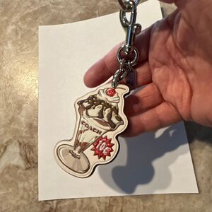 COACH Ice Cream Sundae Keychain